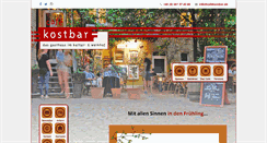 Desktop Screenshot of cafekostbar.de