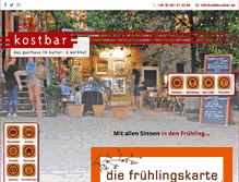 Tablet Screenshot of cafekostbar.de